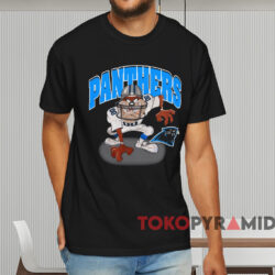 Vintage Taz Carolina Panthers T shirt Black T shirt