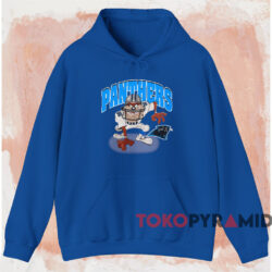 Vintage Taz Carolina Panthers T-shirt 2 Vintage Taz Carolina Panthers T shirt Blue Hoodie