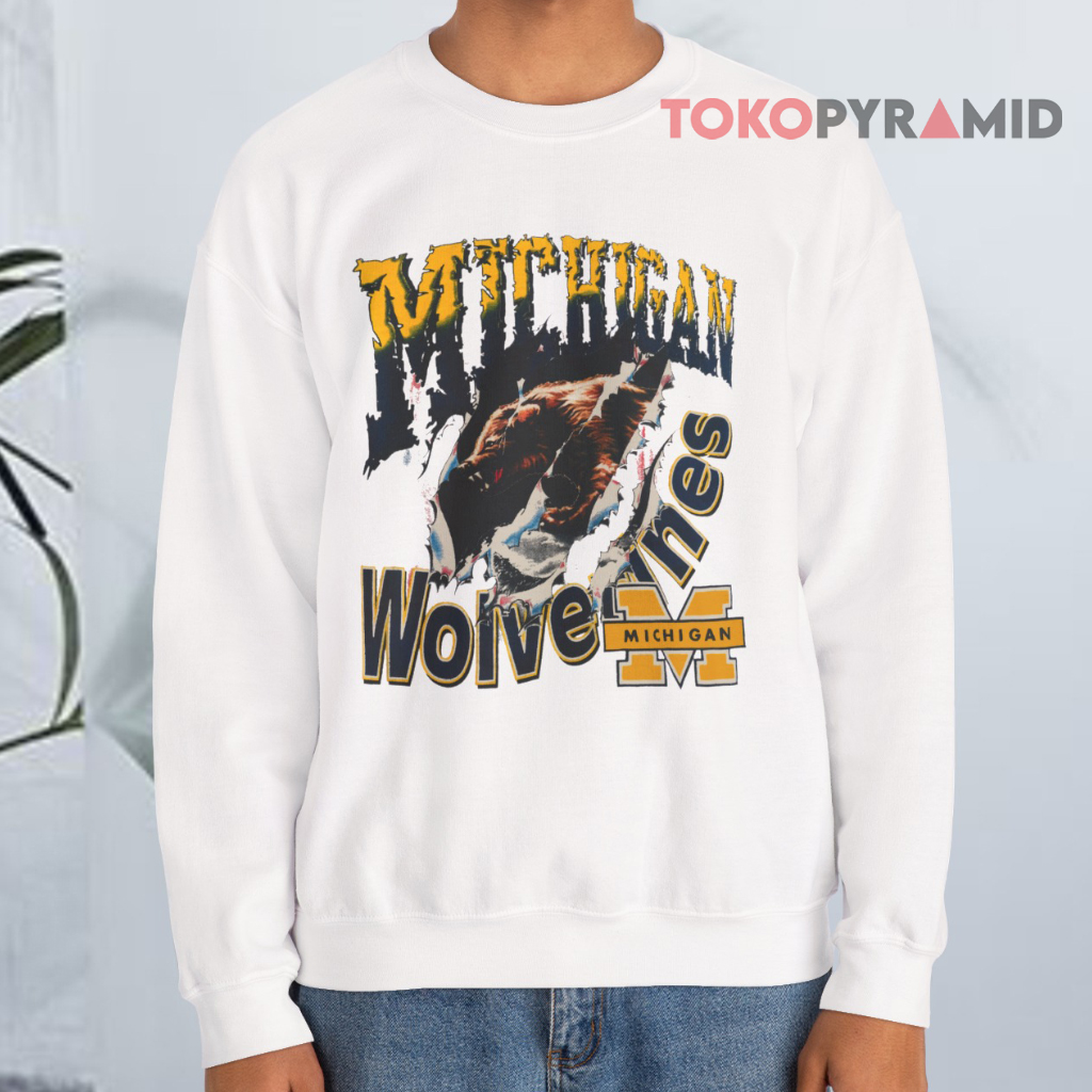 Vintage Team Michigan State Wolverines Sweatshirt Vintage Team Michigan State Wolverines Sweatshirt