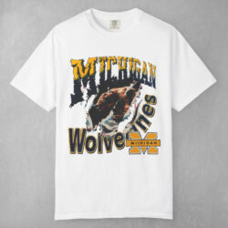 Vintage Team Michigan State Wolverines T shirt