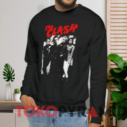Vintage The Clash Band T-shirt 2 Vintage The Clash Band T shirt Black Sweatshirt