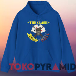 Vintage The Clash Straight To Hell T-shirt 4 Vintage The Clash Straight To Hell T shirt Blue Hoodie
