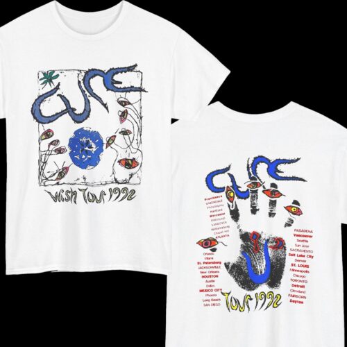 Vintage The Cure Wish Tour 1992 Shirt 2 Sided