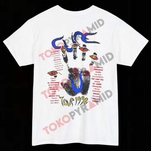 Vintage The Cure Wish Tour 1992 Shirt 2 Sided