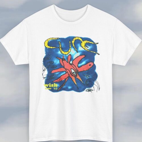 Vintage The Cure Wish Tour 92 Shirt Vintage The Cure Wish Tour 92 Shirt