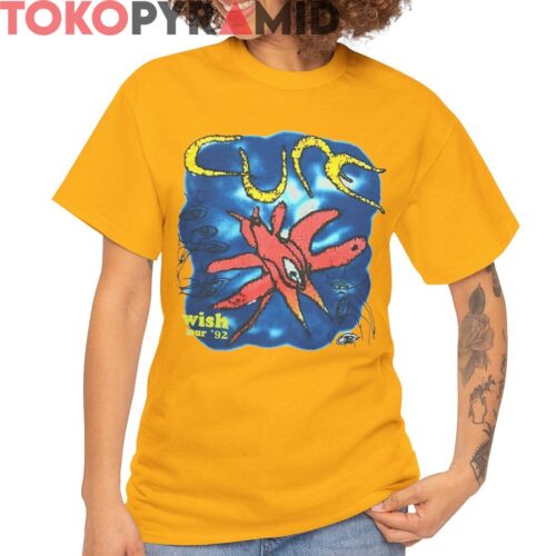 Vintage The Cure Wish Tour 92 Shirt Vintage The Cure Wish Tour 92 Shirt