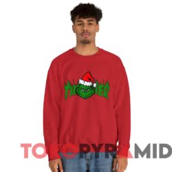 Vintage The Grinch Christmas X Thrasher Collab Sweater Red