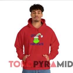 Rare Vintage Dr. Seuss The Grinch Penn State Sweatshirt 2 Vintage The Grinch Dr.Seuss Penn State Sweatshirt Red Hoodie