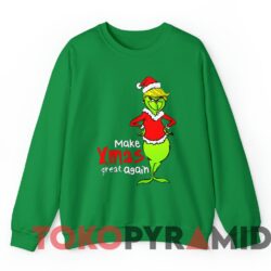 Vintage The Grinch Make Xmas Great Again Donald Trump Sweater 4 Vintage The Grinch Make Xmas Great Again Donald Trump Sweater Kelly Long sleeved T shirt
