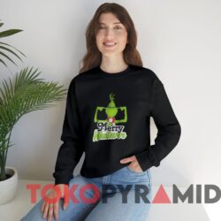 Vintage The Grinch Merry Whatever Unique Christmas Sweater Black