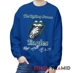 Vintage The Rolling Stones Eagles Signature Rare Sweatshirt