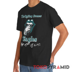Vintage The Rolling Stones Eagles Signature Rare T Shirt