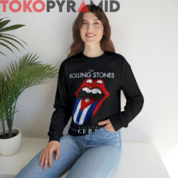 Vintage The Rolling Stones Havana Cuba Tongue Logo Rare Shirt 5 Vintage The Rolling Stones Havana Cuba Tongue Logo Rare Black Sweatshirt