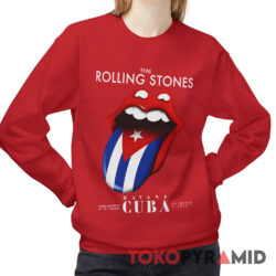 Vintage The Rolling Stones Havana Cuba Tongue Logo Rare Sweatshirt
