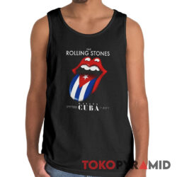 Vintage The Rolling Stones Havana Cuba Tongue Logo Rare Tank Top