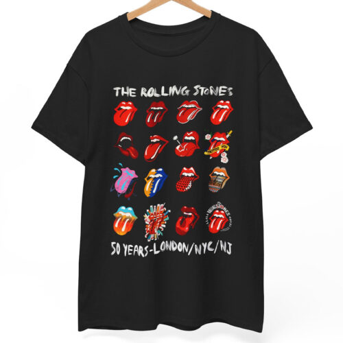 Vintage The Rolling Stones Logo 50th Anniversary 16 Small Mouth Tongue Logos Rare Shirt Vintage The Rolling Stones Logo 50th Anniversary 16 Small Mouth Tongue Logos Rare Shirt