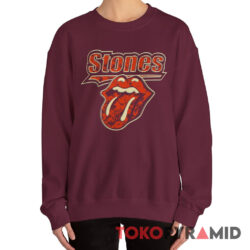 Vintage The Rolling Stones Mouth Tongue Logo Rare Sweatshirt