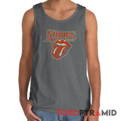Vintage The Rolling Stones Mouth Tongue Logo Rare Tank Top