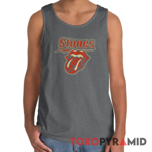 Vintage The Rolling Stones Mouth Tongue Logo Rare Tank Top