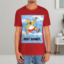 Vintage The Simpson Homer Simpson Just Donut Shirt 3 Vintage The Simpson Homer Simpson Just Donut Red T shirt