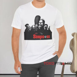 Vintage The Simpsons And The Sopranos 1999 White T shirt