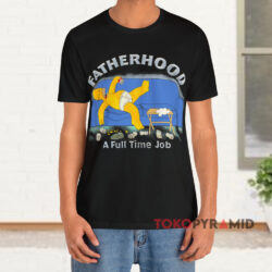 Vintage The Simpsons Homer Fatherhood 1998 Black T shirt