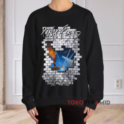 Vintage The Wall Pink Floyd Shirt 3 Vintage The Wall Pink Floyd Black Sweatshirt