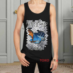 Vintage The Wall Pink Floyd Shirt 2 Vintage The Wall Pink Floyd Black Tank Top