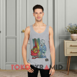 Vintage The Year Without A Santa Claus Grey Tank Top