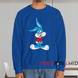 Vintage Tiny Toon Adventures Buster Bunny T-shirt 3 Vintage Tiny Toon Adventures Buster Bunny T shirt Blue Sweatshirt
