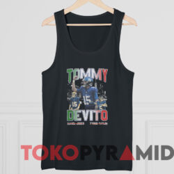 Vintage Tommy Devito New York Giants T-shirt 4 Vintage Tommy Devito New York Giants T shirt Black TankTop