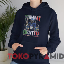 Vintage Tommy Devito New York Giants T-shirt 3 Vintage Tommy Devito New York Giants T shirt Navy Hoodie