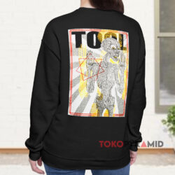 Vintage Tool Band Music Hand Spectre Burst Shirt Double Sided 4 Vintage Tool Band Music Hand Spectre Burst Black Sweatshirt Back