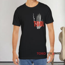 Vintage Tool Band Music Hand Spectre Burst Black T shirt Front