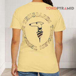 Vintage Trussardi Big Logo Sweatshirt Trussardi Spell Out Sweatshirt 2-sided 2 Vintage Trussardi Big Logo Sweatshirt Trussardi Spell Out T shirt Back