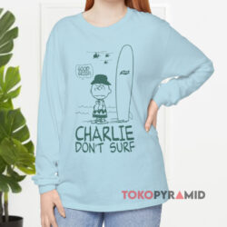 Vintage Tsptr Charlie Don't Surf Good Grief Long sleeved