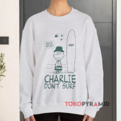 Vintage Tsptr Charlie Don't Surf Good Grief Sweatshirt