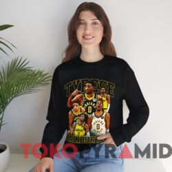 Vintage Tyrese Haliburton Indiana Basketball T-Shirt 2 Vintage Tyrese Haliburton Indiana Basketball T shirt Black Sweatshirt
