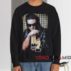 Vintage U2 Bono T-shirt 3 Vintage U2 Bono T shirt Black Sweatshirt
