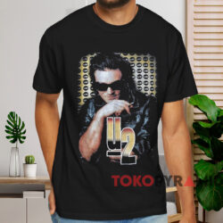 Vintage U2 Bono T shirt Black T shirt
