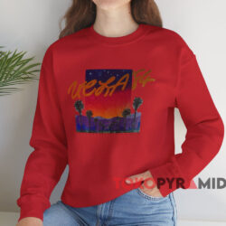 Vintage Ucla '84 Olympic Village Sweatshirt Red Sweatshirt