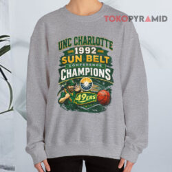 Vintage Unc Charlotte 1992 Sun Belt Shirt Conference Champions Sweatshirt