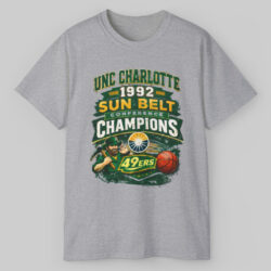 Vintage Unc Charlotte 1992 Sun Belt Shirt Conference Champions T shirt