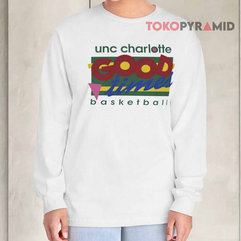 Vintage Unc Charlotte Good Times Basketball Long sleeved Vintage Unc Charlotte Good Times Basketball Long sleeved