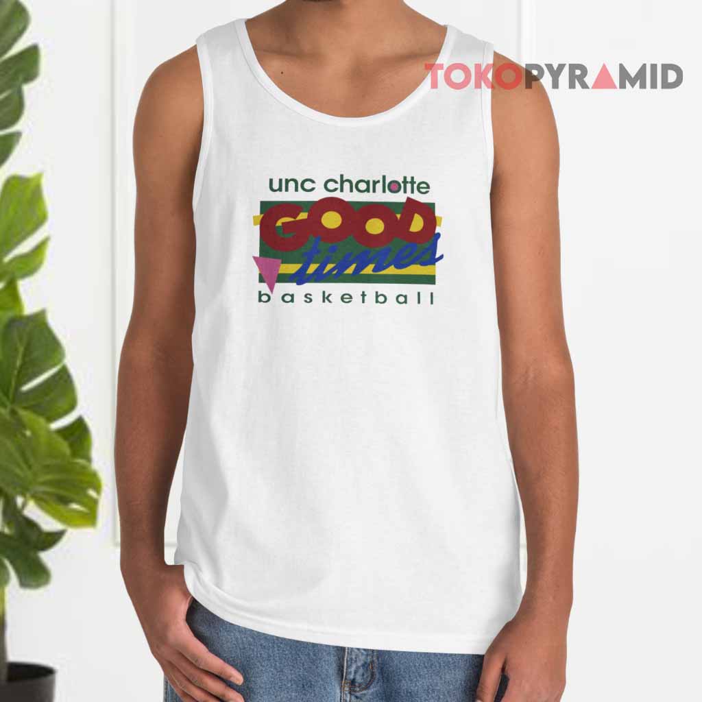 Vintage Unc Charlotte Good Times Basketball Tank Top Vintage Unc Charlotte Good Times Basketball Tank Top