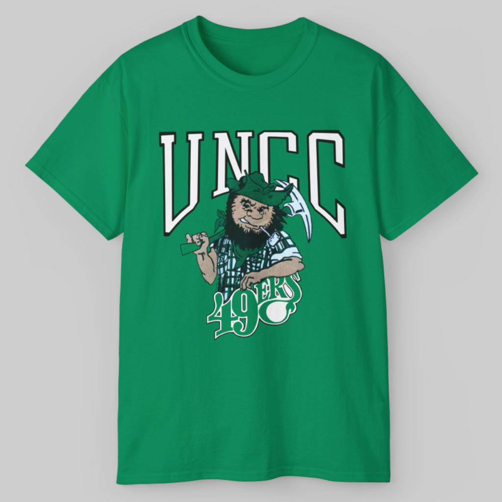 Vintage Uncc Unc Charlotte 49ers Logo T shirt Vintage Uncc Unc Charlotte 49ers Logo T shirt