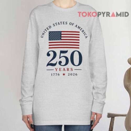 Vintage United States Of America 250 Anniversary Long sleeved