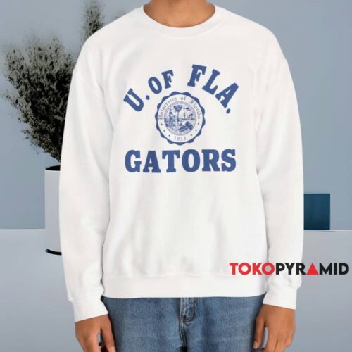 Vintage University Of Florida Gators Shirt White Sweatshirt