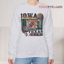 Vintage University Of Iowa Hawkeyes Vs Texas Tech Red Raiders 1996 Alamo Bowl College Football Sweatshirt
