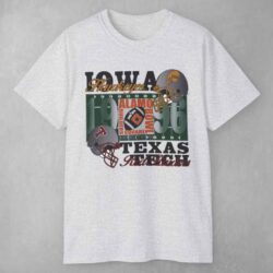 Vintage University Of Iowa Hawkeyes Vs Texas Tech Red Raiders 1996 Alamo Bowl College Football T shirt
